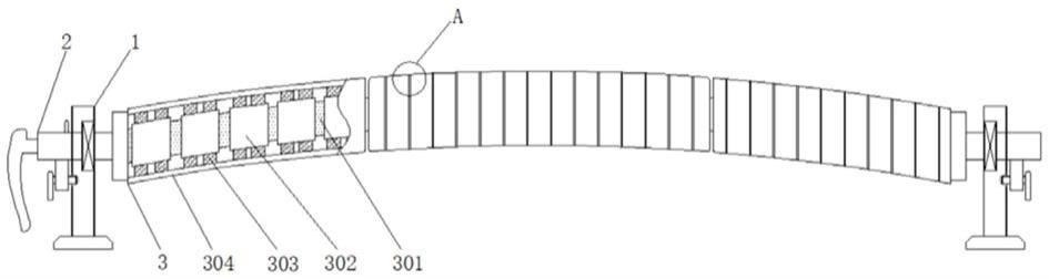 一種復卷機專用弧形輥的制作方法 一種復卷機專用弧形輥的制作方法