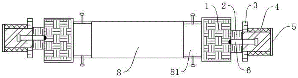 一種帶放卷臂卡頭裝置的分切機(jī)的制作方法 一種帶放卷臂卡頭裝置的分切機(jī)的制作方法