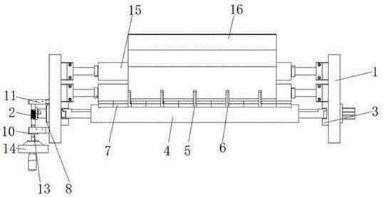 一種分切機(jī)的直刀刀架機(jī)構(gòu)的制作方法 一種分切機(jī)的直刀刀架機(jī)構(gòu)的制作方法