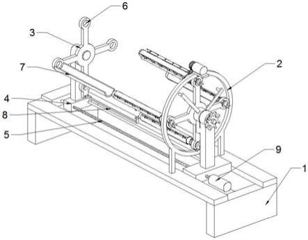 一種利用廢紙資源造紙的紙管分切機(jī)的傳輸機(jī)構(gòu)的制作方法 一種利用廢紙資源造紙的紙管分切機(jī)的傳輸機(jī)構(gòu)的制作方法